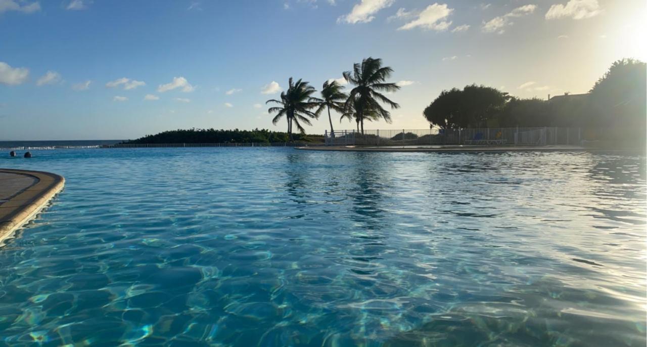 Appartamento Ti.Maanga Vue Mer Pieds Dans L'Eau Saint-Francois  Esterno foto