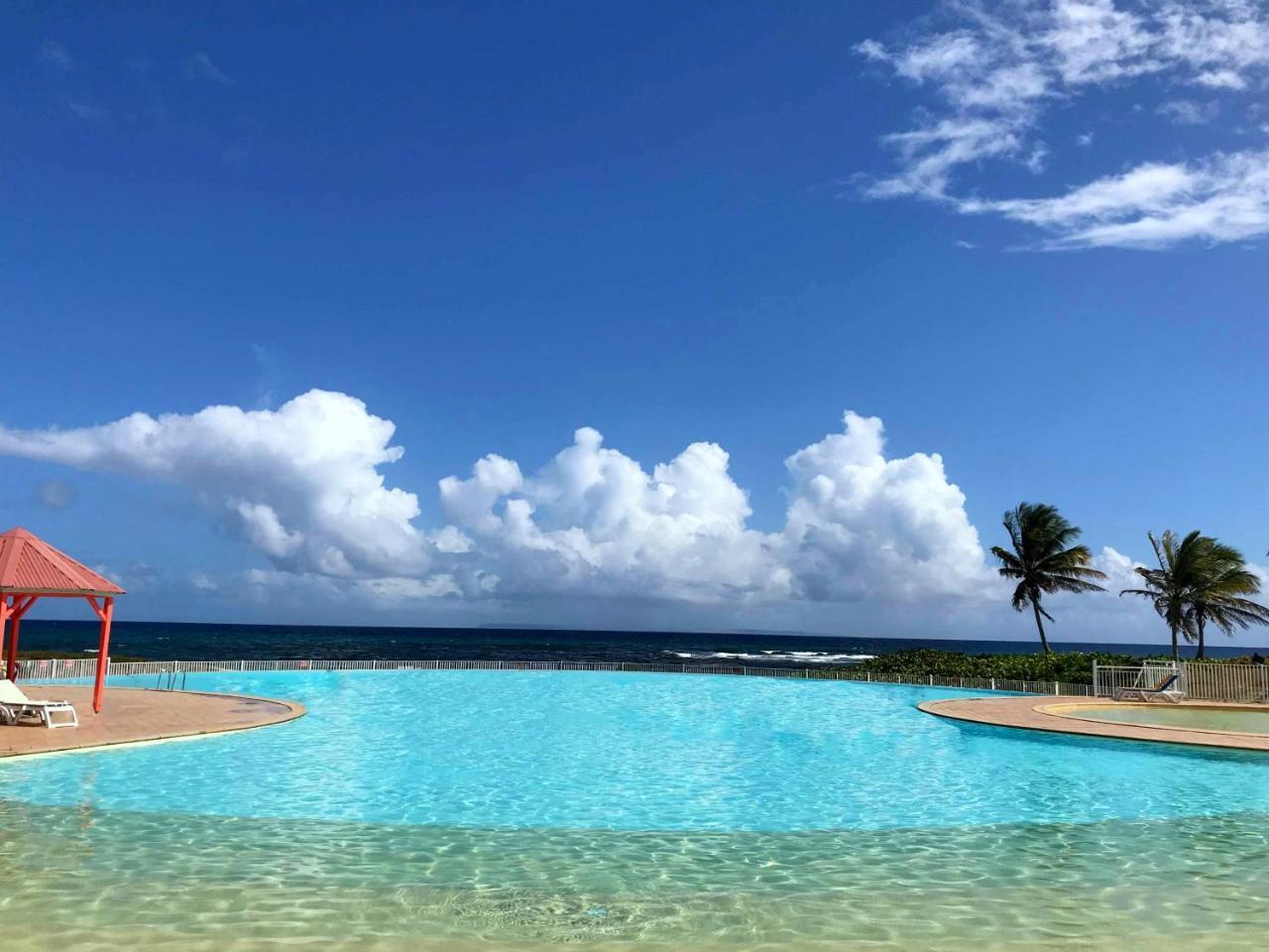 Appartamento Ti.Maanga Vue Mer Pieds Dans L'Eau Saint-Francois  Esterno foto